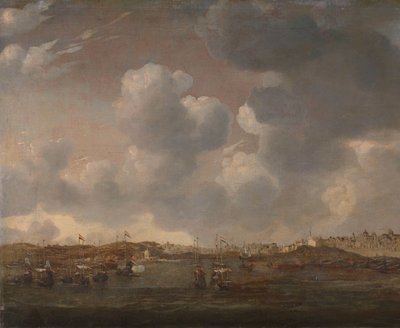 Vista de Salee, Marruecos de Reinier Nooms (signed by artist)
