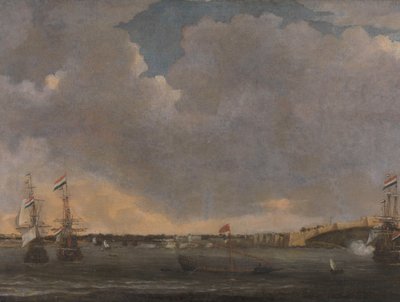 Vista de Trípoli de Reinier Nooms (signed by artist)