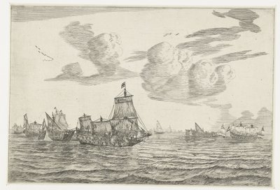 Después de la batalla naval New Ship Batalien (título de la serie) de Reinier Nooms