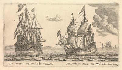 Los buques holandeses "Paerrel" y "Dubbelen Arent de Reinier Nooms