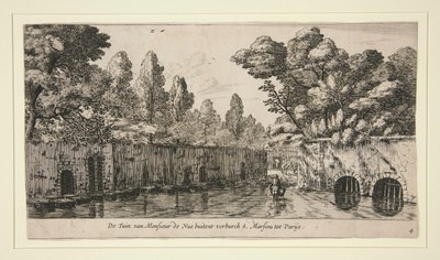 El jardín de Monsieur de Nue en S. Marsiou, suburbio de París de Reinier Nooms
