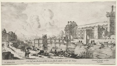 Vistas de París: Vista del Louvre y las Tullerías de Reinier Nooms