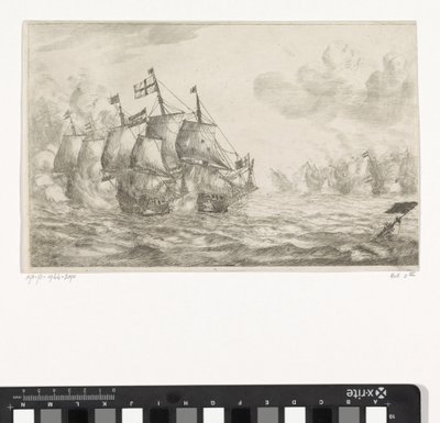 Batalla naval
Nuevo batallón de barcos (título de la serie) de Reinier Nooms