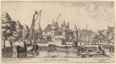Nieuwmarkt con St. Anthoniswaag de Reinier Nooms, called Zeeman
