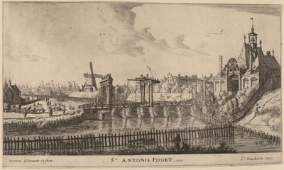 Puerta de San Antonio (St. Antonis Poort) de Reinier Nooms, called Zeeman