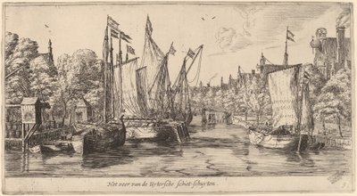 El ferry a Utrecht (Het veer van der Uytersche schiet-schuyten) de Reinier Nooms, called Zeeman