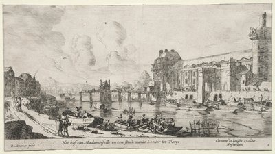 Vistas de París: Vista del Louvre y las Tullerías de Reinier Nooms, called Zeeman