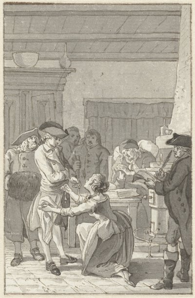 Ilustración para la novela Gustav Lindau de Reinier Vinkeles (I)