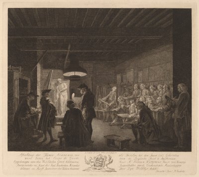 La Academia de Dibujo en Ámsterdam de Reinier Vinkeles