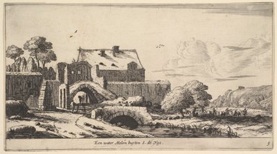 Un molino de agua cerca de St. Denis de Reinier Zeeman