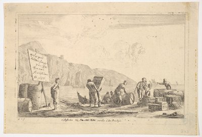Escena de puerto marítimo de Reinier Zeeman