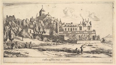 Vista de Conflans, siglo XVII de Reinier Zeeman