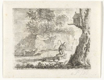 Peregrino rezando de Reinierus Albertus Ludovicus baron van Isendoorn à Blois