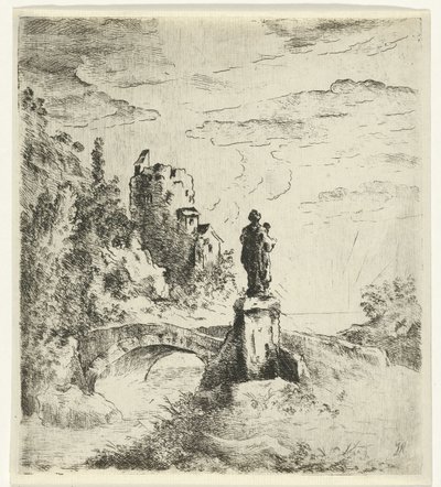 Puente con estatua de Reinierus Albertus Ludovicus baron van Isendoorn à Blois