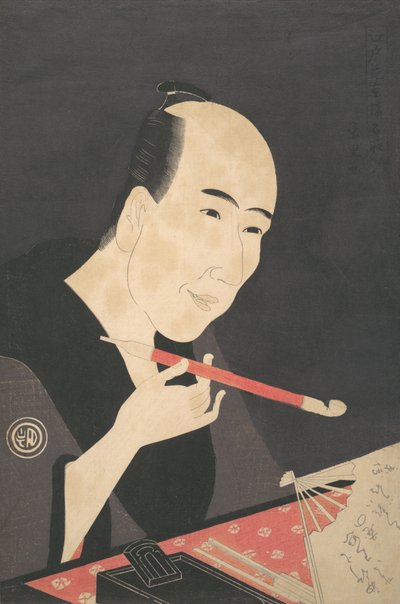 El escritor Santo Kyoden alias Kitao Masanobu, ca. 1795 de Rekisentei Eiri