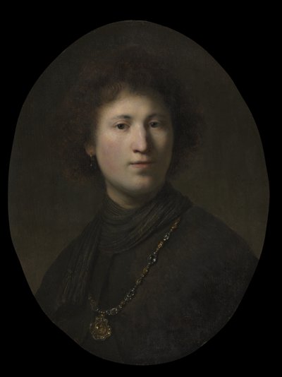 Un Joven con una Cadena, c.1630 de Rembrandt van Rijn