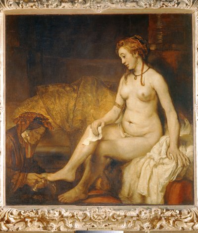 Betsabé en el baño ... de Rembrandt Harmensz. van Rijn