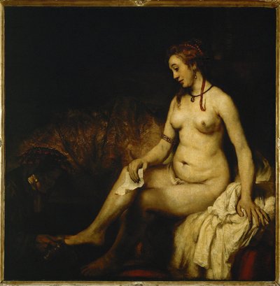 Betsabé en el baño ... de Rembrandt Harmensz. van Rijn