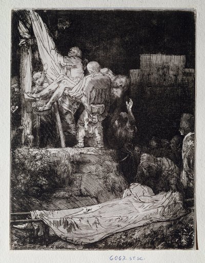Deposición por Rembrandt de Rembrandt van Rijn