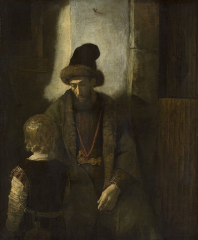 La Despedida de Jacob a Benjamín, 1650-60 de Rembrandt van Rijn