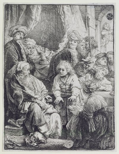 José contando sus sueños de Rembrandt van Rijn