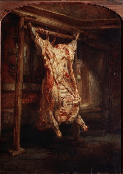 Le boeuf barche de Rembrandt van Rijn