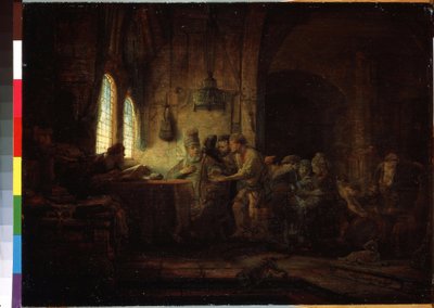 Parábola de los Obreros de la Viña o Parábola de los Obreros de la Hora Undécima (La Parábola de los Obreros de la Viña). Pintura de Harmenszoon van Rijn conocida como Rembrandt (1606-1669) de Rembrandt Harmensz. van Rijn