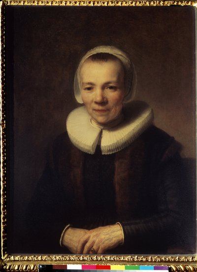 Retrato de Baartje Martens Doomer (Retrato de Baartje Martens-Doomer). Pintura de Harmenszoon van Rijn este Rembrandt (1606-1669) de Rembrandt Harmensz. van Rijn