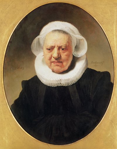 Retrato de Aechje Claesdar de Rembrandt van Rijn