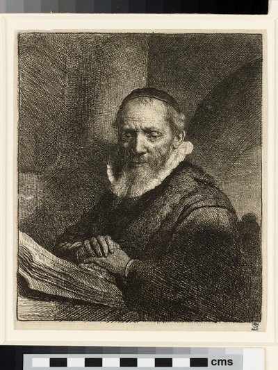 Retrato de Jan Cornelis Sylvius, predicador de Rembrandt van Rijn