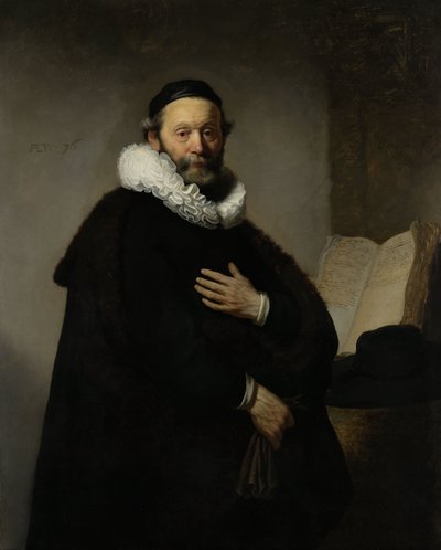 Retrato de Johannes Wtenbogaert de Rembrandt van Rijn