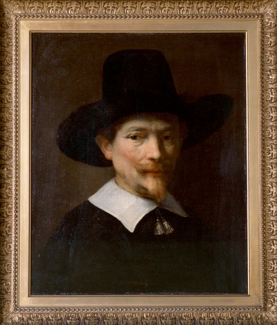 Retrato de hombre (óleo sobre lienzo) de Rembrandt Harmensz. van Rijn