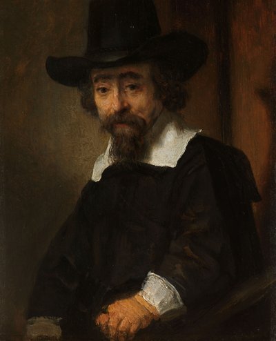 Retrato de un Hombre, se cree que es el Dr. Ephraïm Bueno de Rembrandt van Rijn