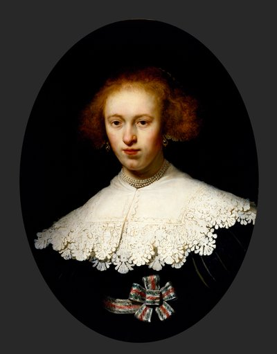 Retrato de una joven de Rembrandt van Rijn