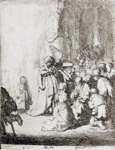 Presentación en el Templo de Rembrandt van Rijn