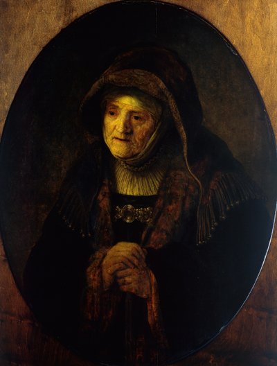 Profetisa Ana (Madre del Artista) de Rembrandt Harmensz. van Rijn