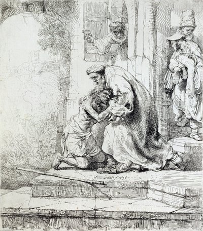 El regreso del hijo pródigo de Rembrandt van Rijn