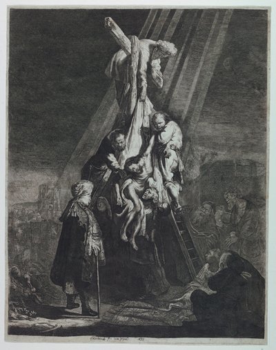 El Descendimiento de la Cruz de Rembrandt van Rijn