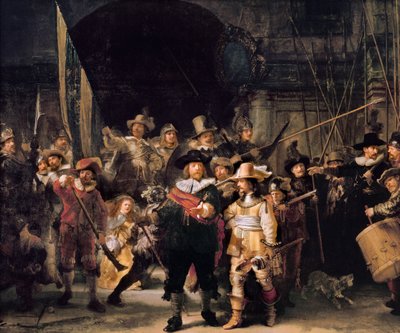 La ronda de noche de Rembrandt Harmensz. van Rijn