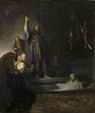 La resurrección de Lázaro, c.1630-2 de Rembrandt van Rijn
