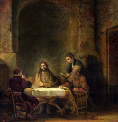 La cena en Emaús de Rembrandt van Rijn
