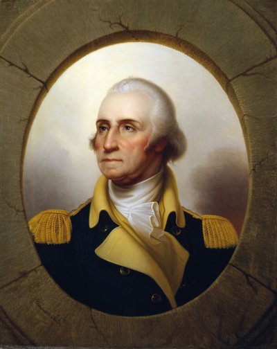 George Washington (tipo ojo de buey) de Rembrandt Peale