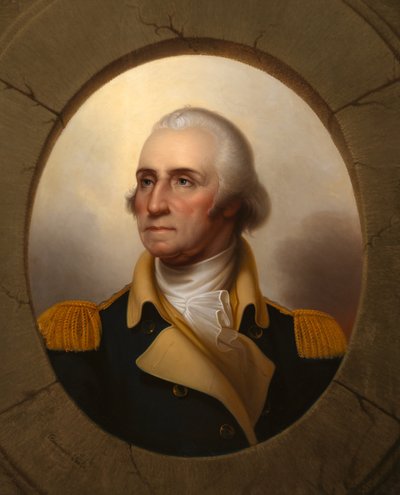 George Washington (tipo ojo de buey) de Rembrandt Peale
