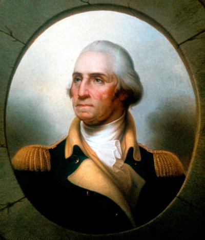 George Washington, primer presidente de Estados Unidos de Rembrandt Peale