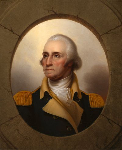 George Washington (tipo ojo de buey) de Rembrandt Peale