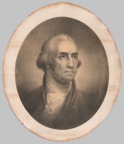 cabeza de george washington de Rembrandt Peale