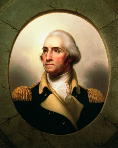 Portilla Retrato de George Washington de Rembrandt Peale