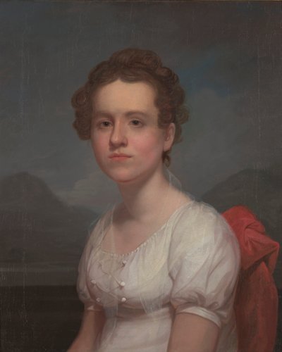 Retrato de Helen Miller, Sra. de Charles G. McLean, c.1806 (óleo sobre lienzo) de Rembrandt Peale
