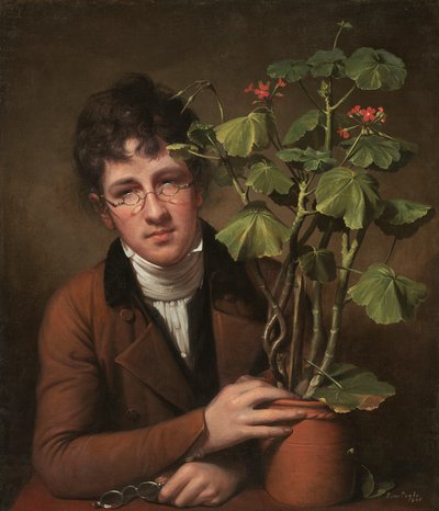 Rubens Peale con un geranio de Rembrandt Peale