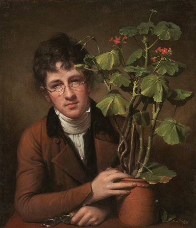 Rubens Peale con un geranio, 1801 de Rembrandt Peale